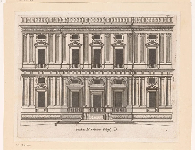 Façade de La Villa Giustiniani-Cambiaso à Gênes