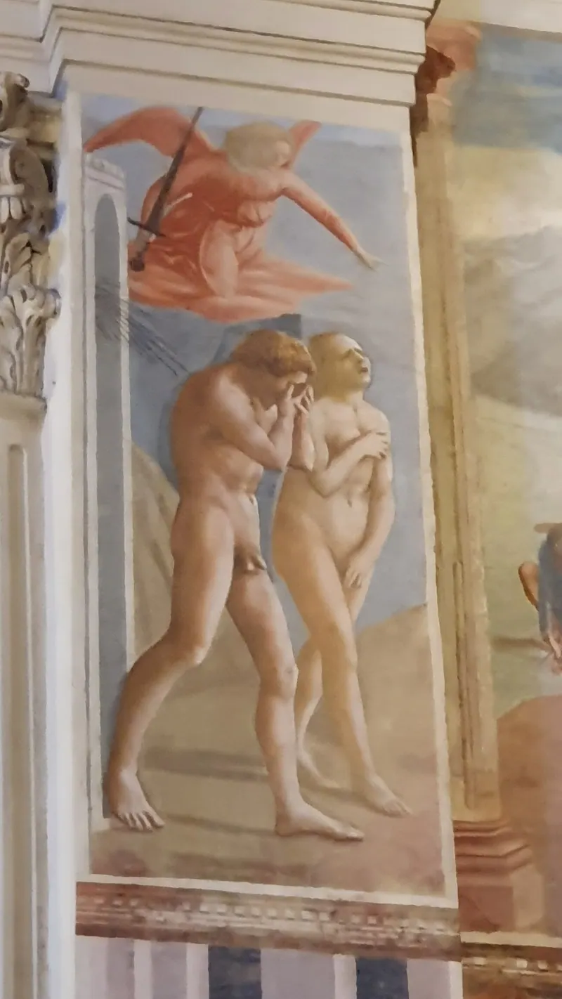 Adam et Ève chassés du paradis (La Cacciata dei progenitori), Masaccio