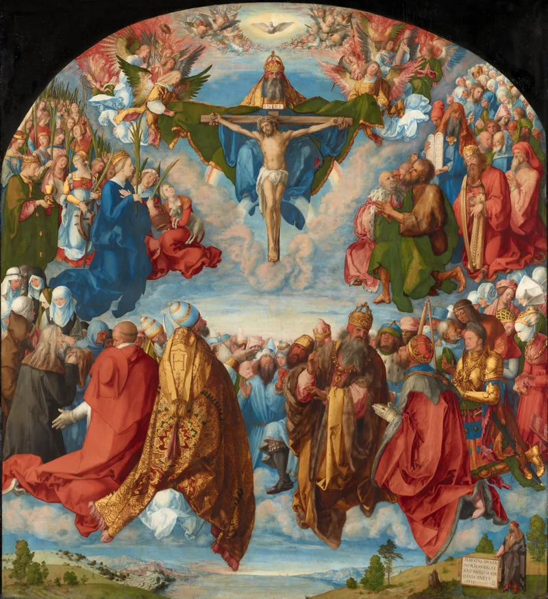 Adoration de la Sainte Trinité (retable Landauer)