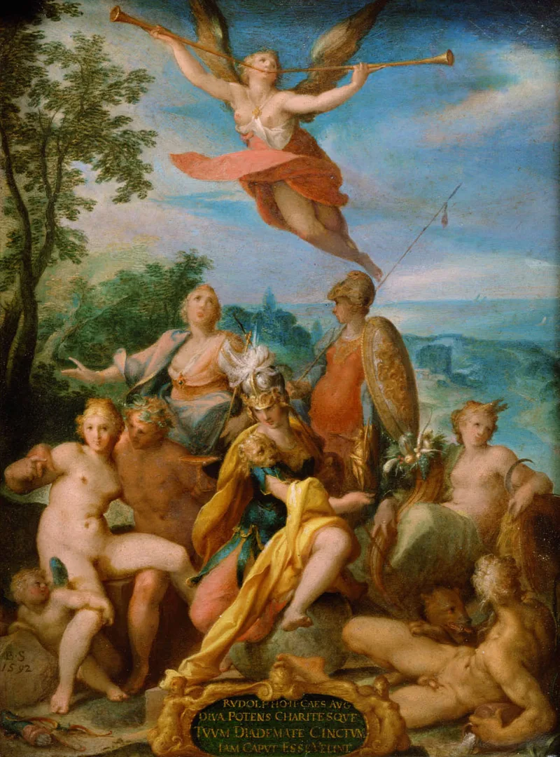 Allégorie des vertus de Rodolphe II (Bellone)