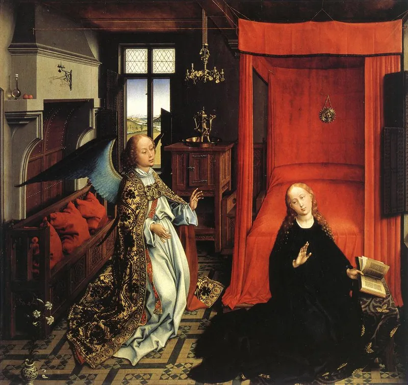 Triptyque de l'Annonciation (panneau central)