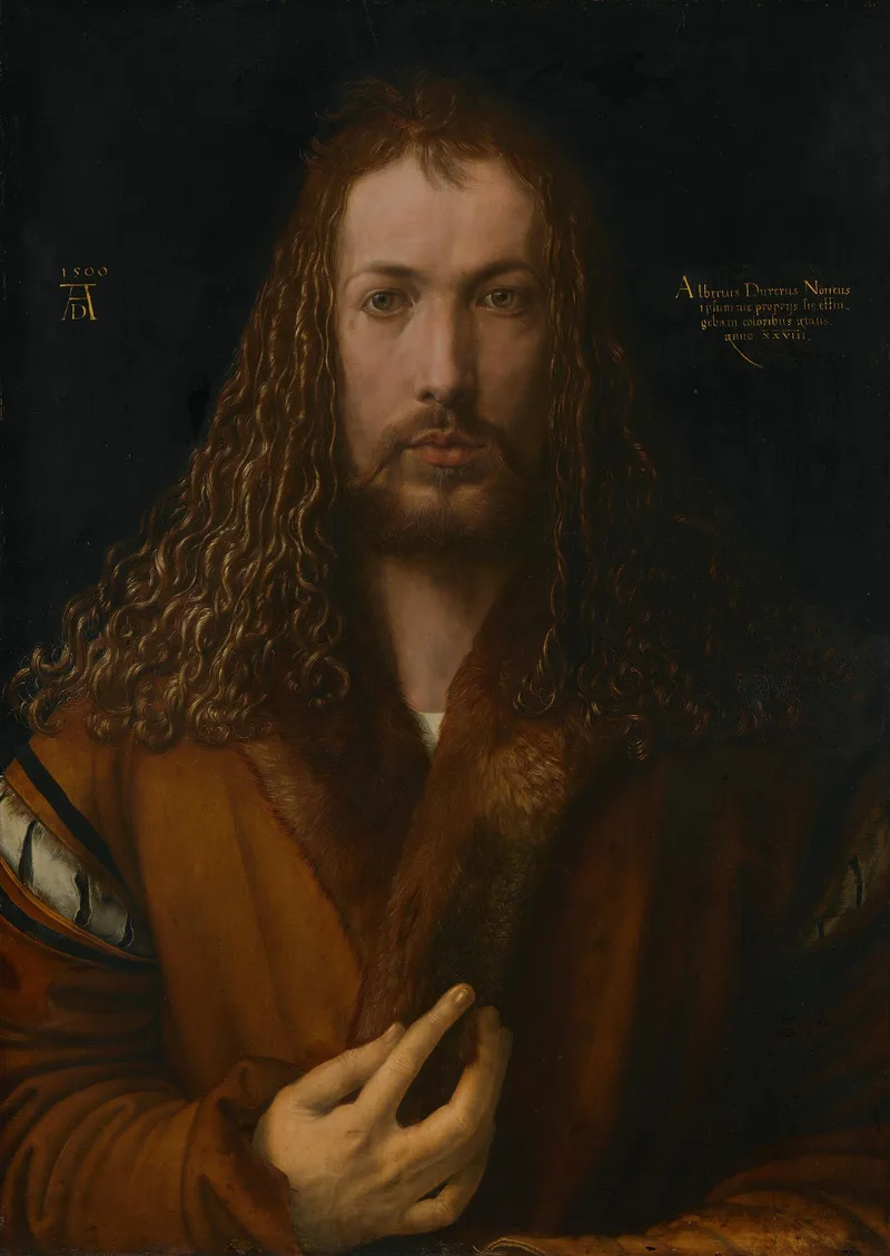 Autoportrait à la fourrure (au manteau)