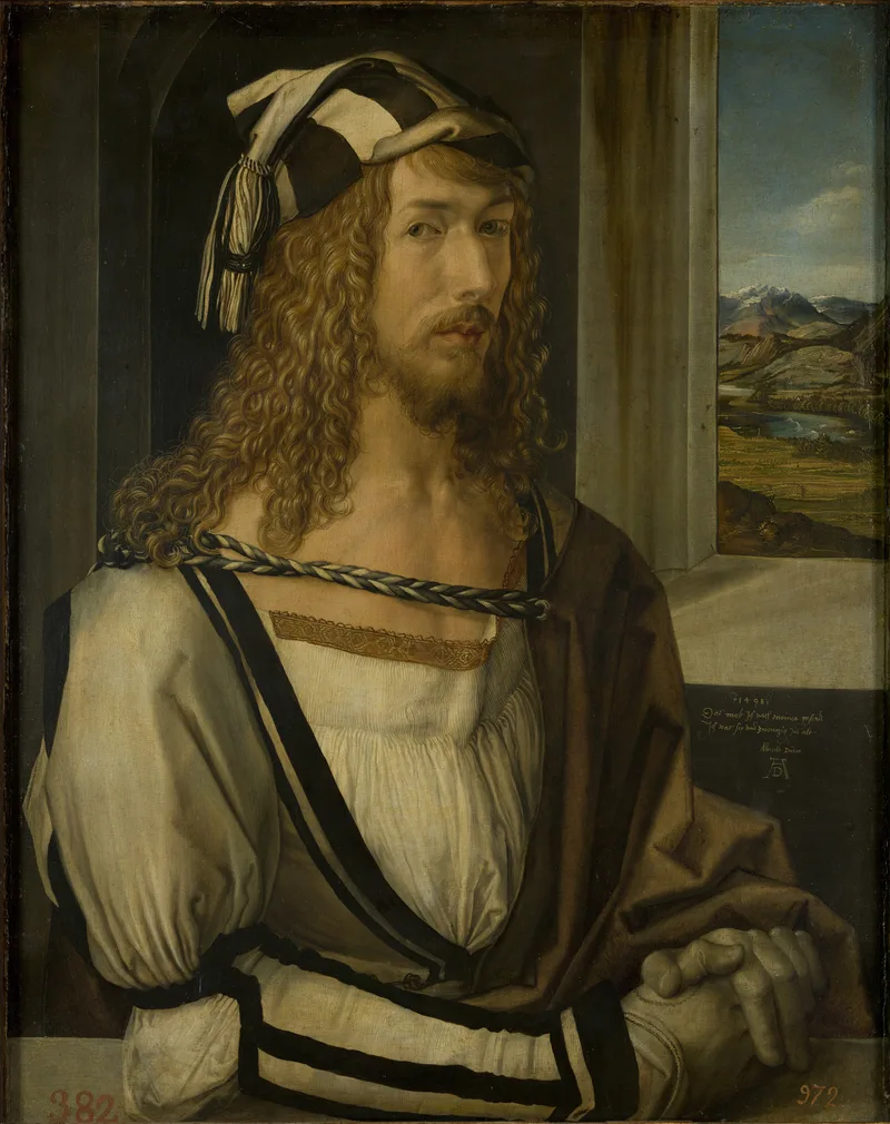 Autoportrait (aux gants)