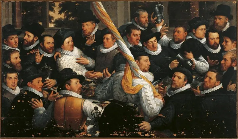 Banquet de la garde des arquebusiers de Haarlem