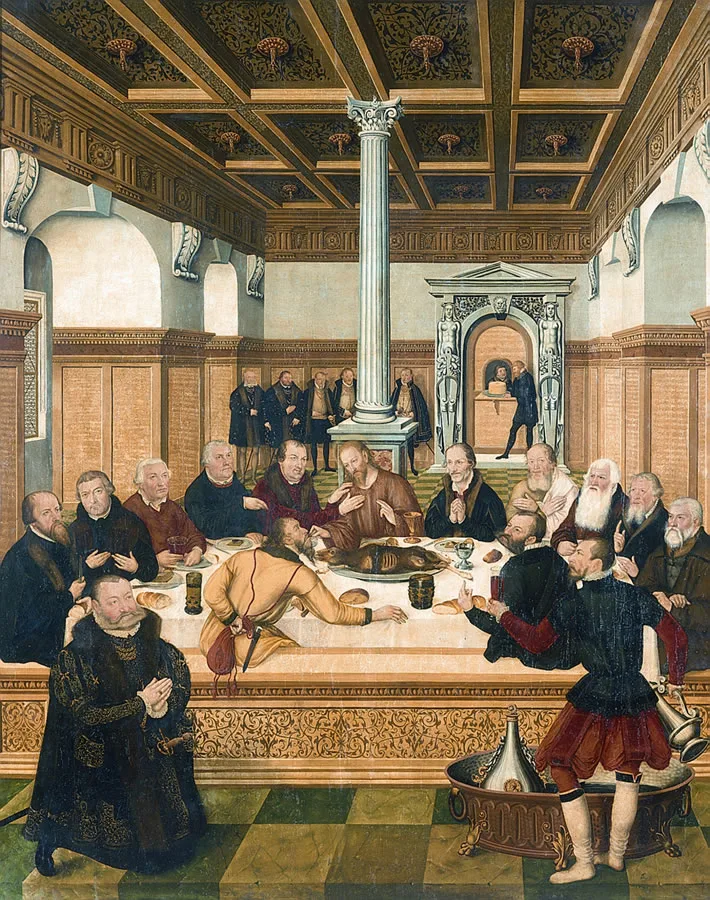 La Cène (épitaphe de Joachim d'Anhalt)