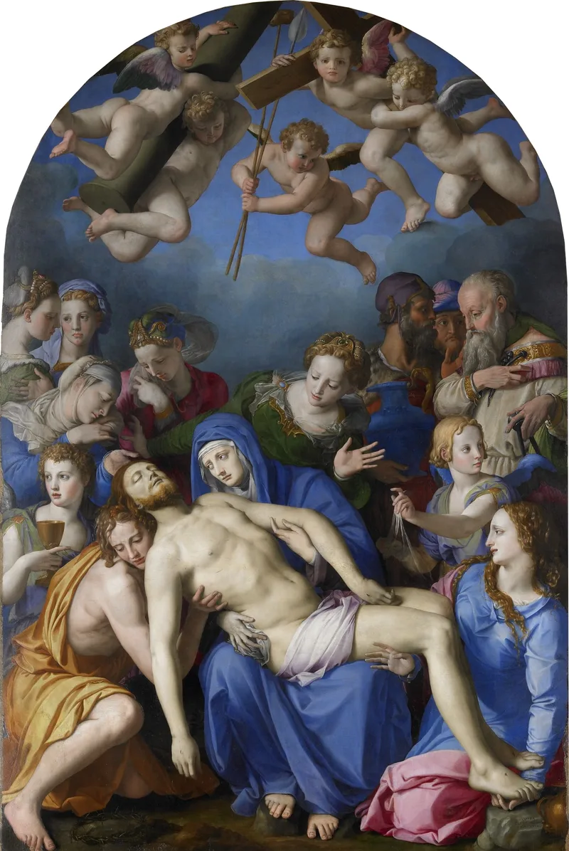 Déposition de croix (Déploration sur le Christ mort, 1ʳᵉ version pour la chapelle d'Éléonore)