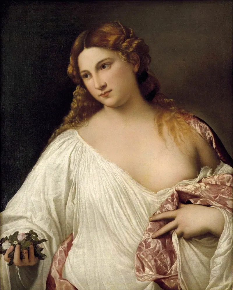 Flore (Flora), Titien (Tiziano Vecellio)
