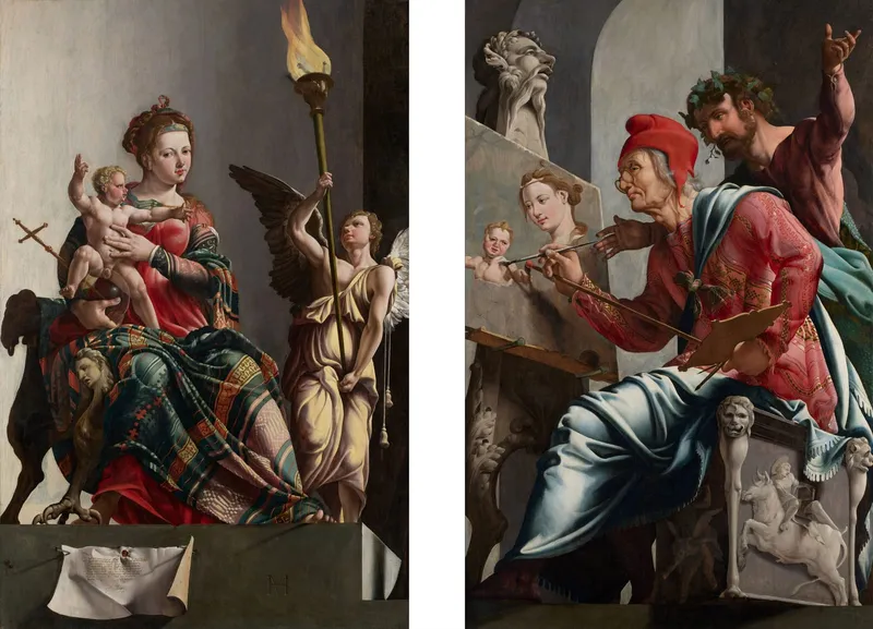 Saint Luc peignant la Vierge