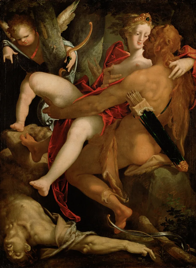 Hercule, Déjanire et le centaure mort Nessus