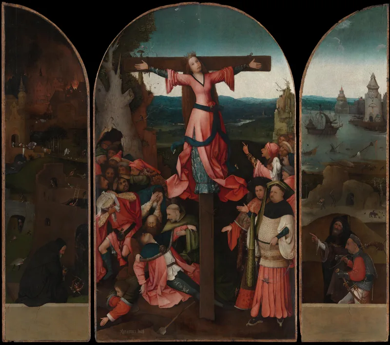 La Crucifixion de sainte Wilgeforte