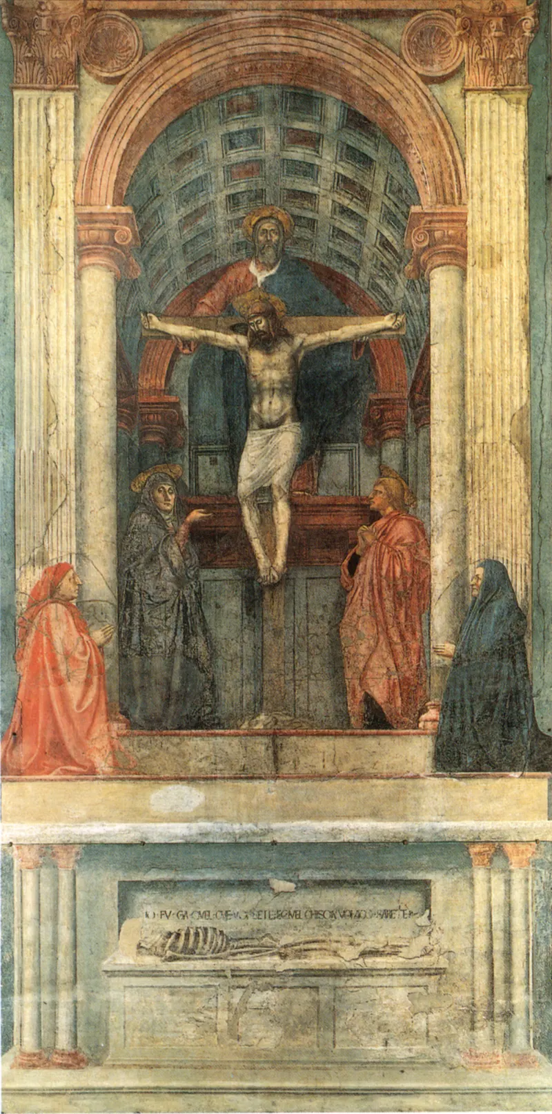 La Trinité (La Trinità), Masaccio
