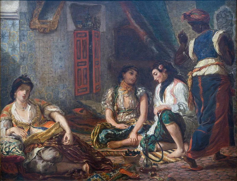 Les Femmes d'Alger dans leur appartement (ou esquisse pour Les Femmes d'Alger)