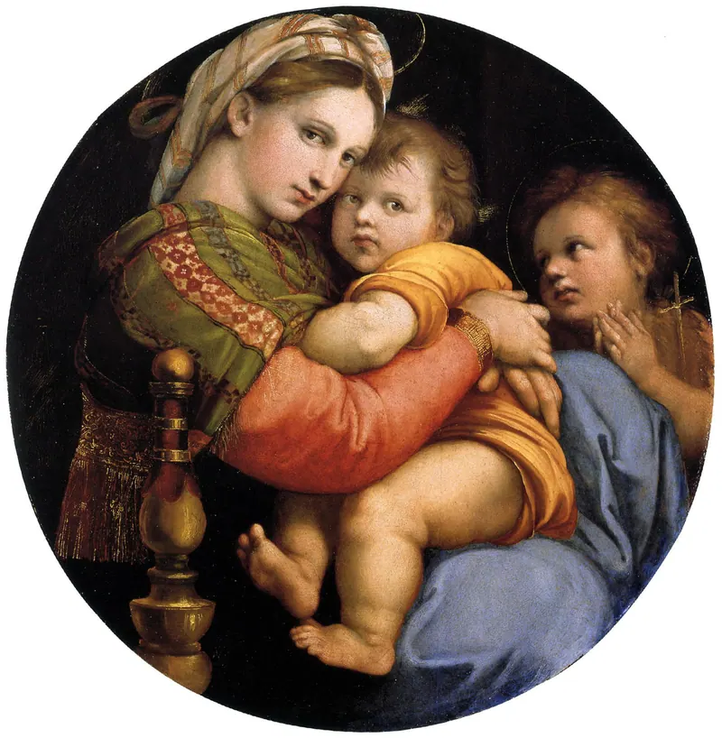 La Madone à la chaise (Madonna della Seggiola), Raffaello Sanzio (Raphaël)