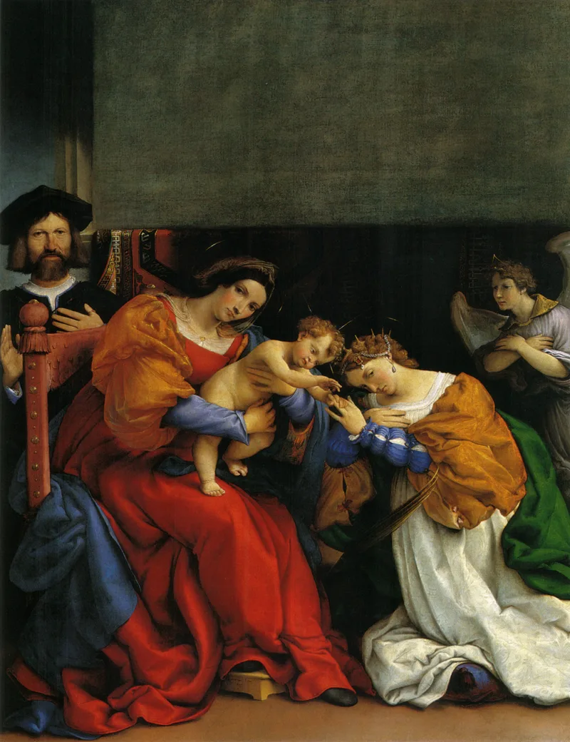 Mariage mystique de ste Catherine (Niccolò Bonghi)