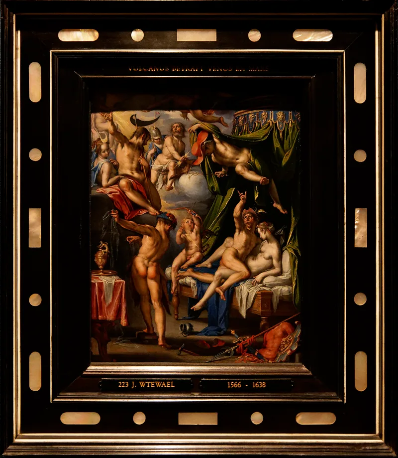 Mars et Vénus surpris par les dieux