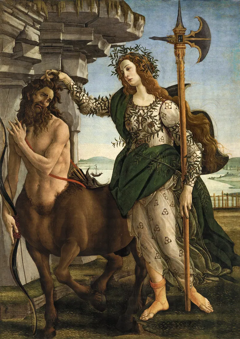 Pallas et le centaure (Pallade e il Centauro), Sandro Botticelli