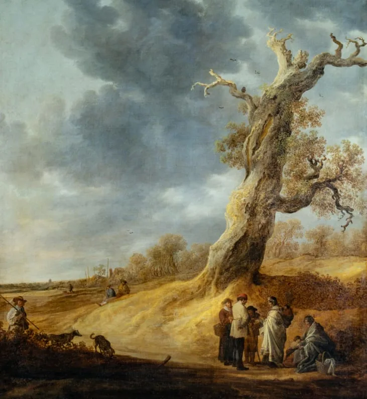 Paysage classique avec personnages (série hollandaise — legs Lacaze)