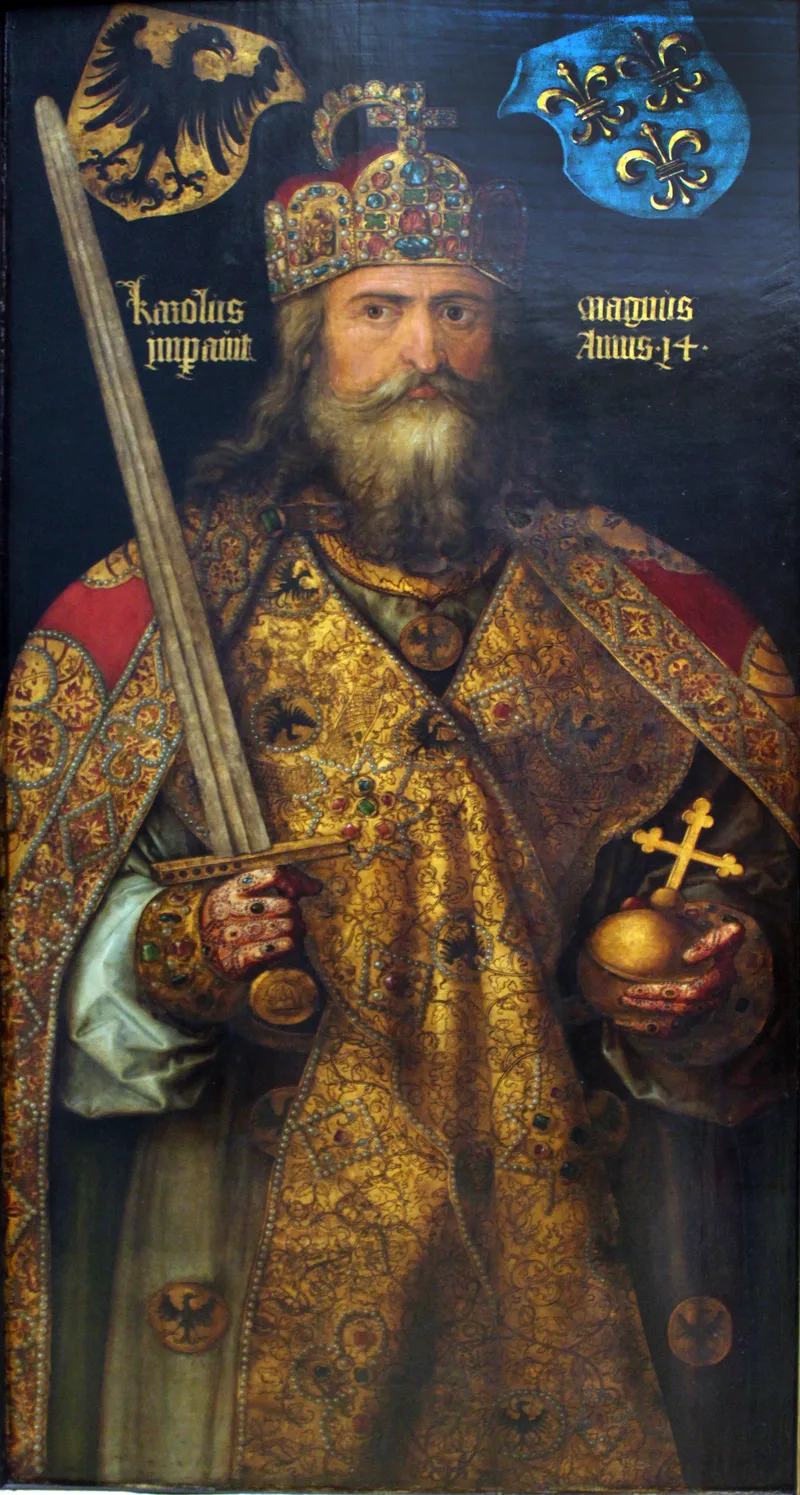 Portrait de l'empereur Charlemagne