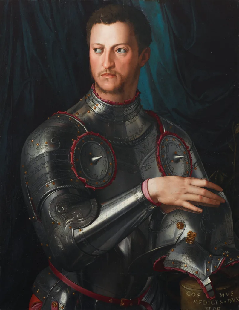 Portrait de Cosme Iᵉʳ de Médicis en armure