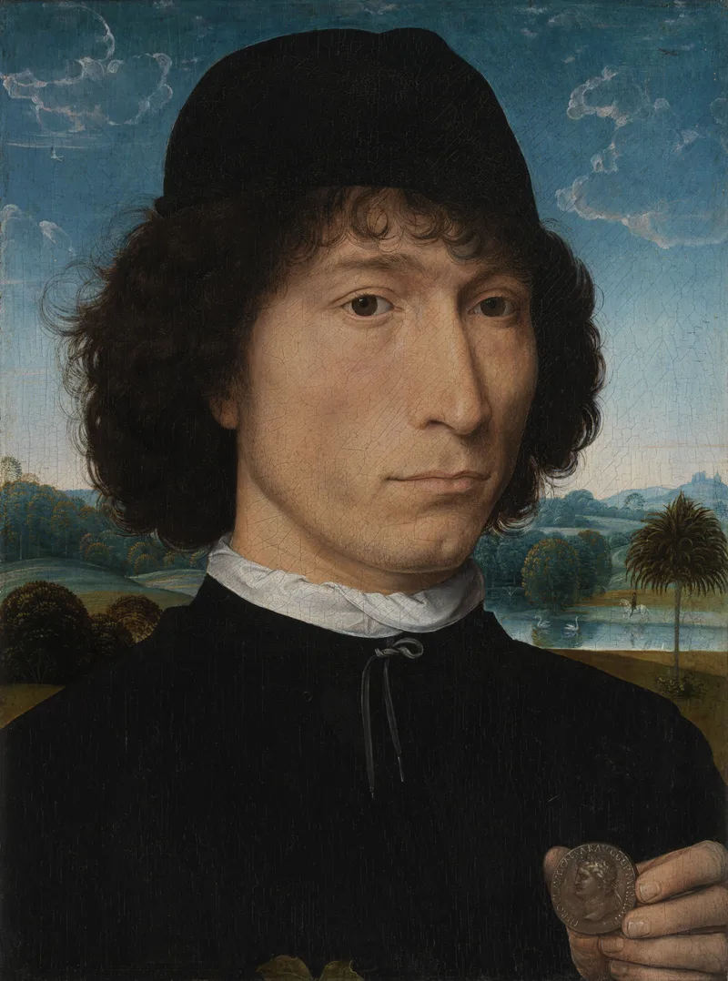 Portrait d'un homme à la médaille romaine