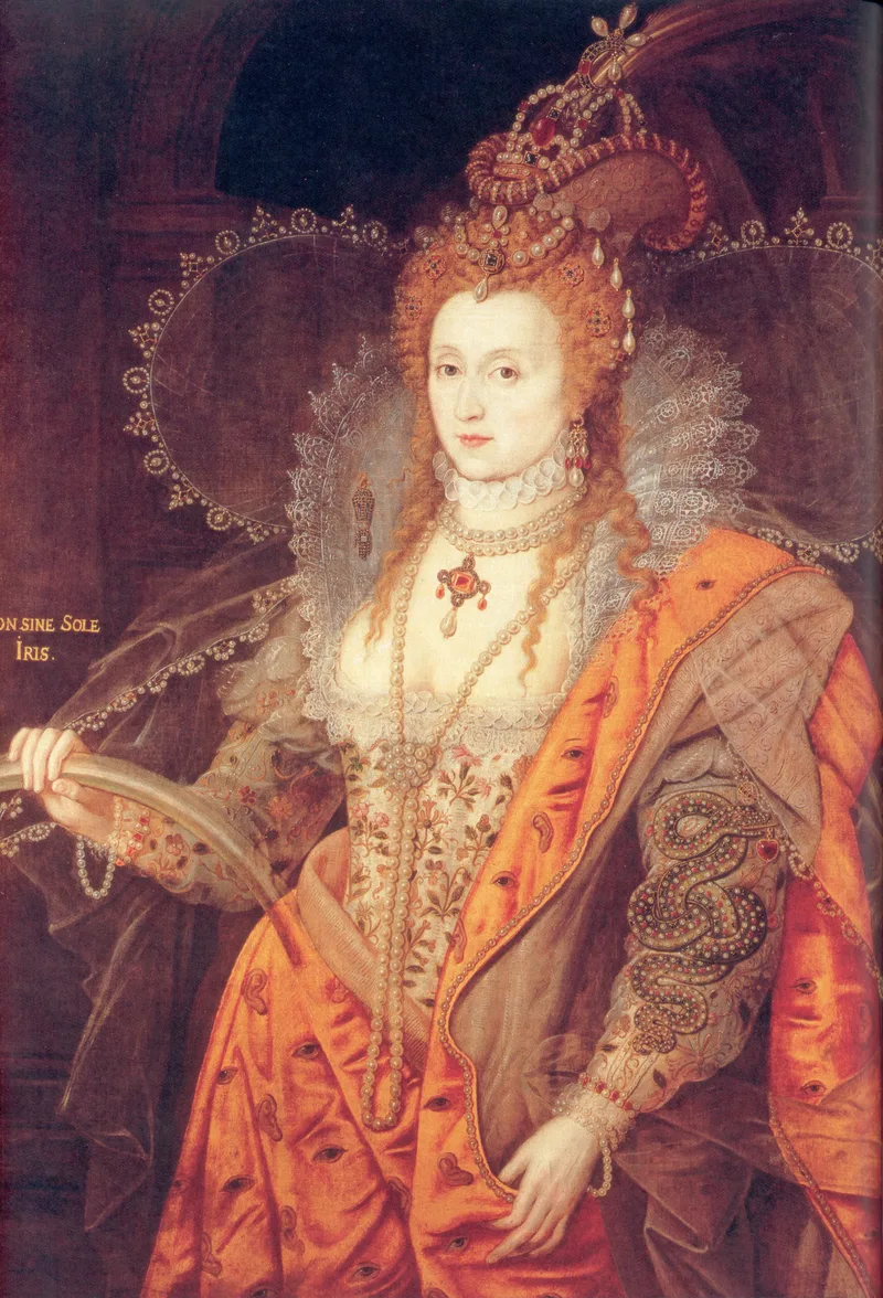 Portrait « Rainbow » (à l'arc-en-ciel) d'Élisabeth Iʳᵉ