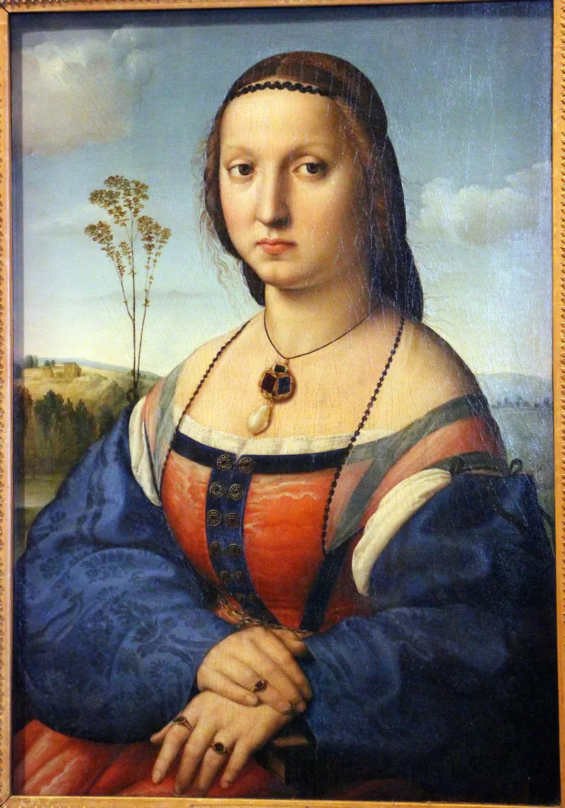 Portraits d'Agnolo Doni et de Maddalena Strozzi (Ritratti di Agnolo Doni e Maddalena Strozzi), Raffaello Sanzio