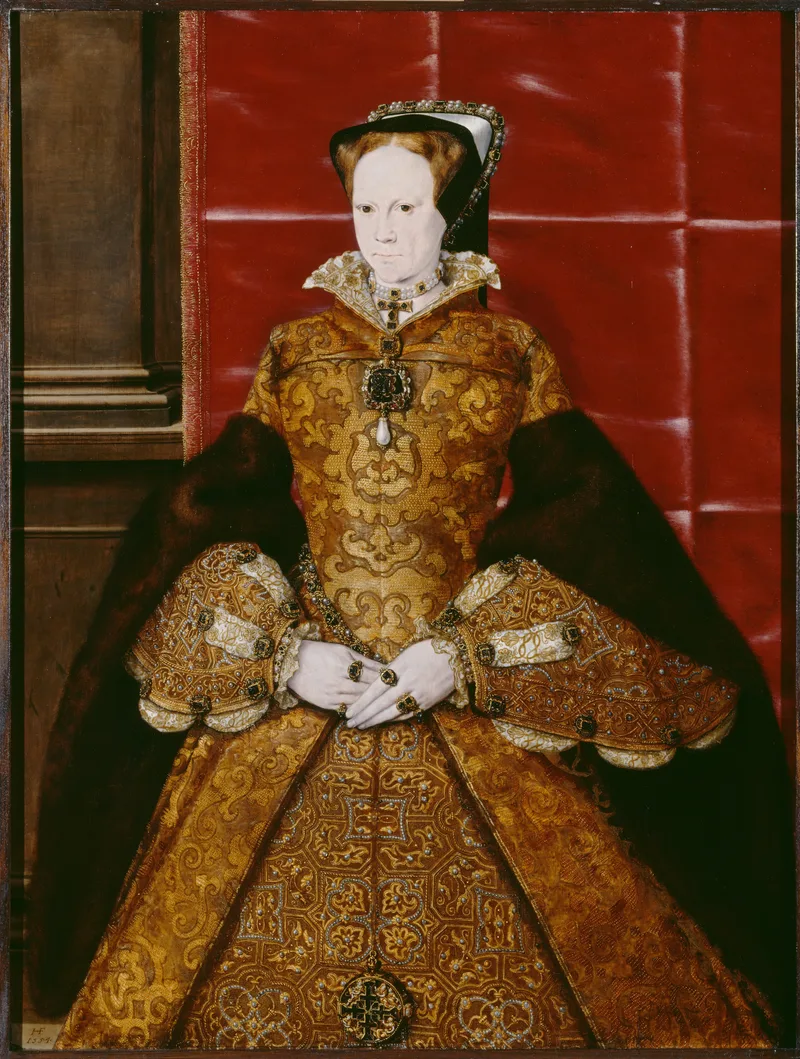 Portraits de Marie Iʳᵉ et de personnages de cour