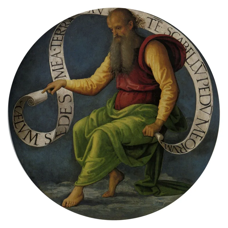 Le Prophète Isaïe (tondo, San Pietro)