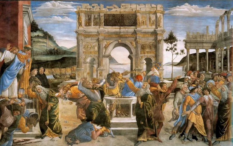 La Punition des rebelles (Punizione dei ribelli), Sandro Botticelli
