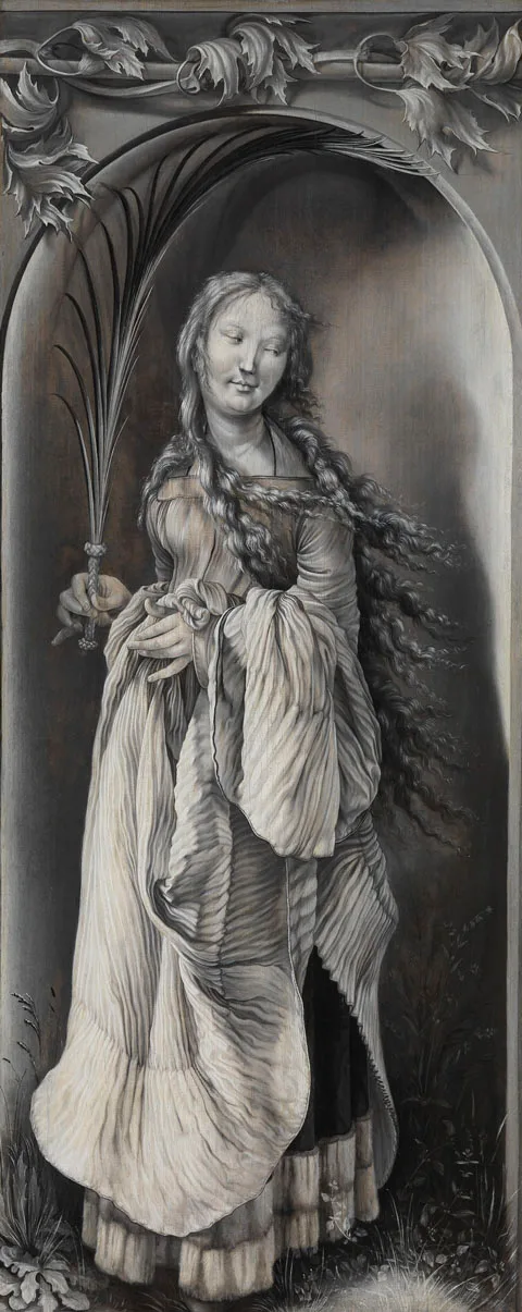 Retable Heller (saints en grisaille)
