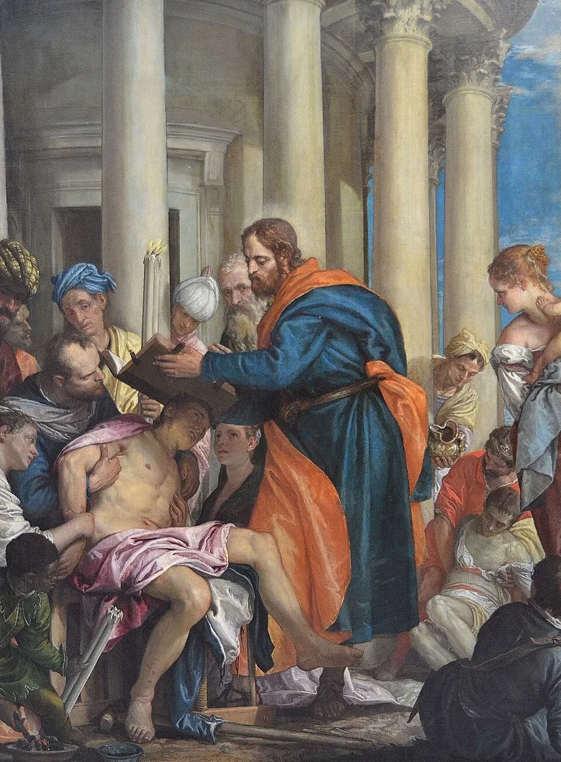 Saint-Barnabé guérissant les malades