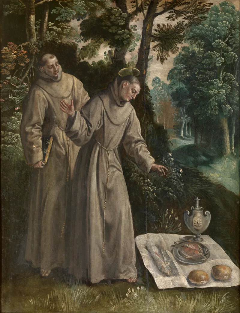 Saint Didace trouve un repas miraculeux