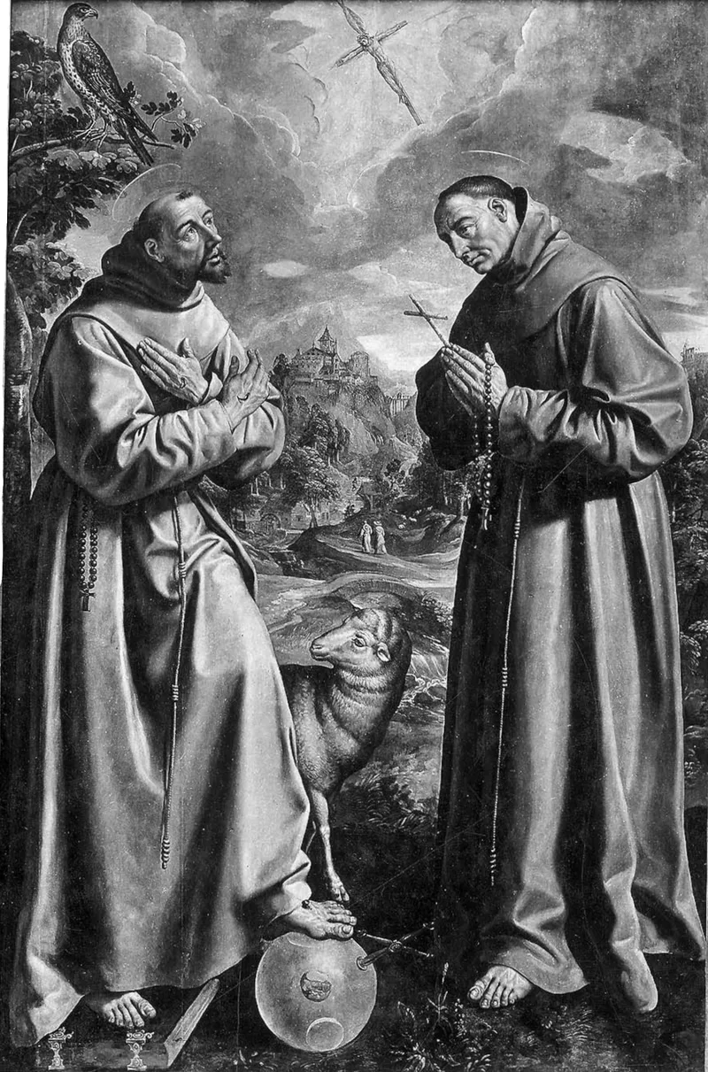 Saint François d'Assise et saint Didace d'Alcalá