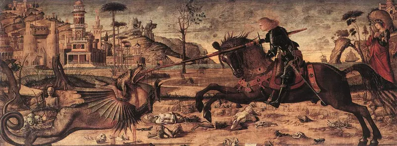 Saint Georges et le dragon (San Giorgio e il drago), Vittore Carpaccio