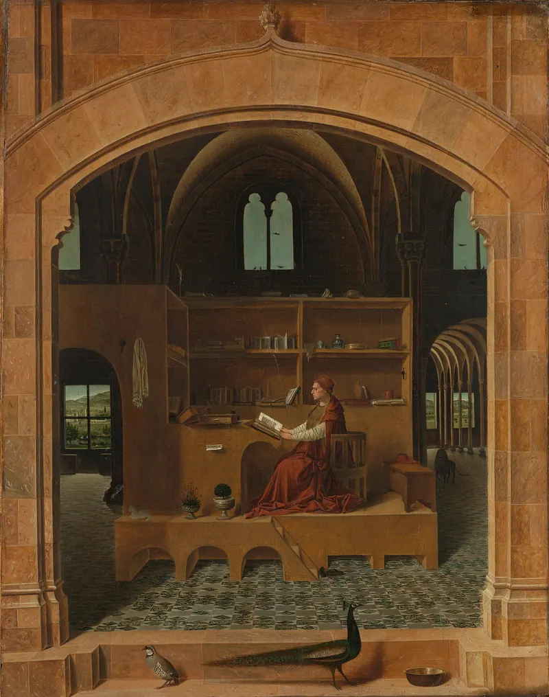 Saint Jérôme dans son cabinet (San Girolamo nello studio), Antonello da Messina