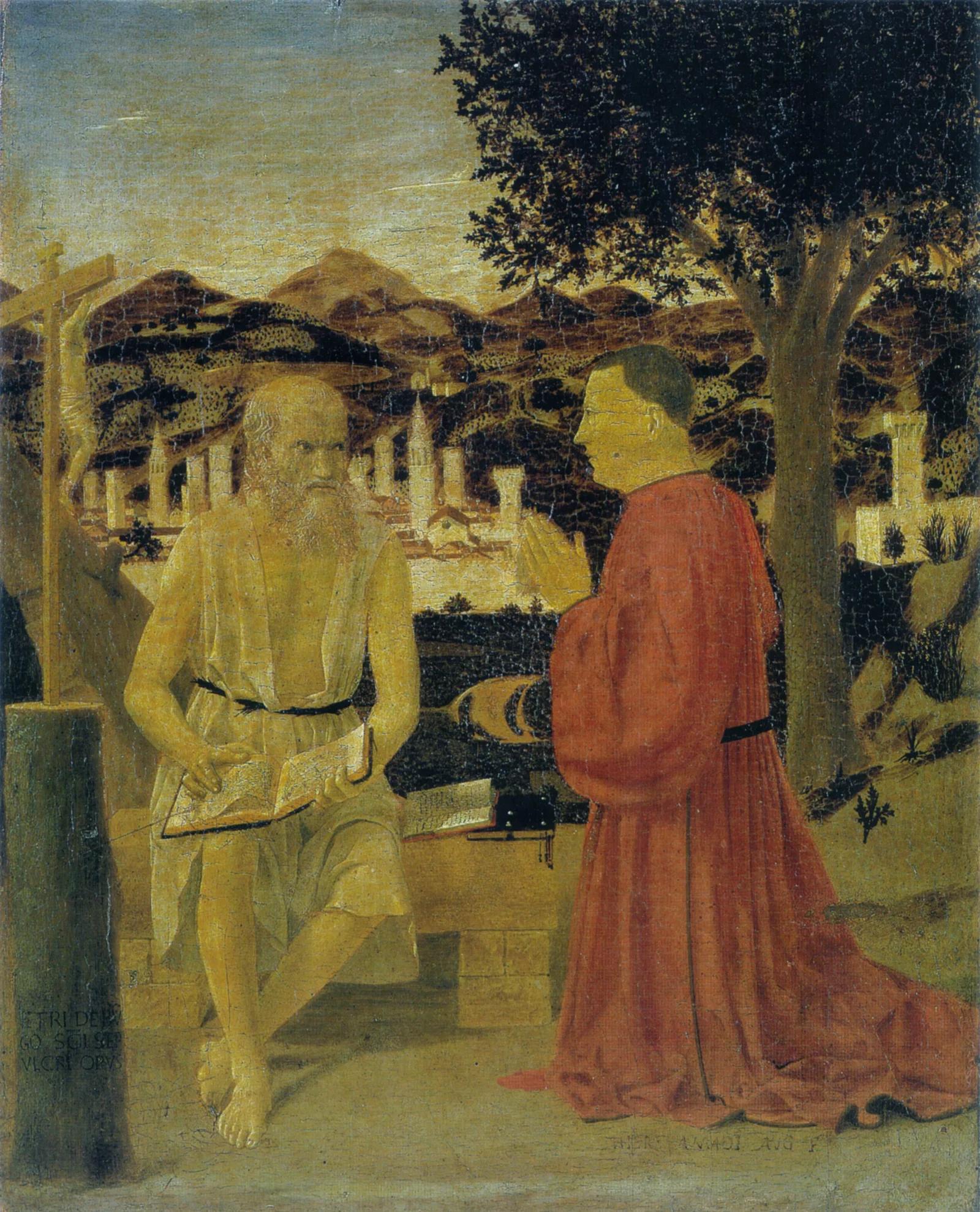 San Girolamo e un devoto
