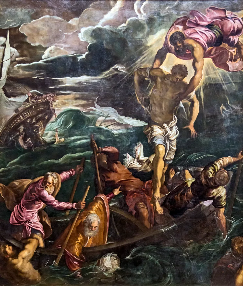 Saint Marc sauvant un Sarrasin du naufrage