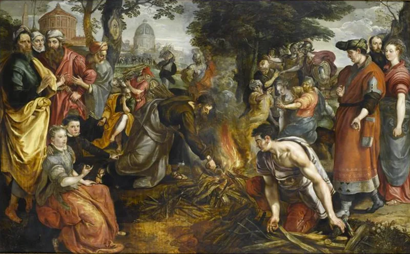 Saint Paul mordu par la vipère (île de Malte)