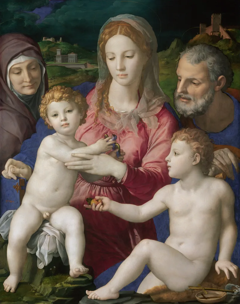Sainte Famille (avec sainte Anne et le petit saint Jean)