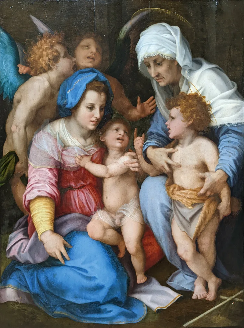 La Sainte Famille (Vierge à l'Enfant avec sainte Élisabeth et le petit saint Jean)