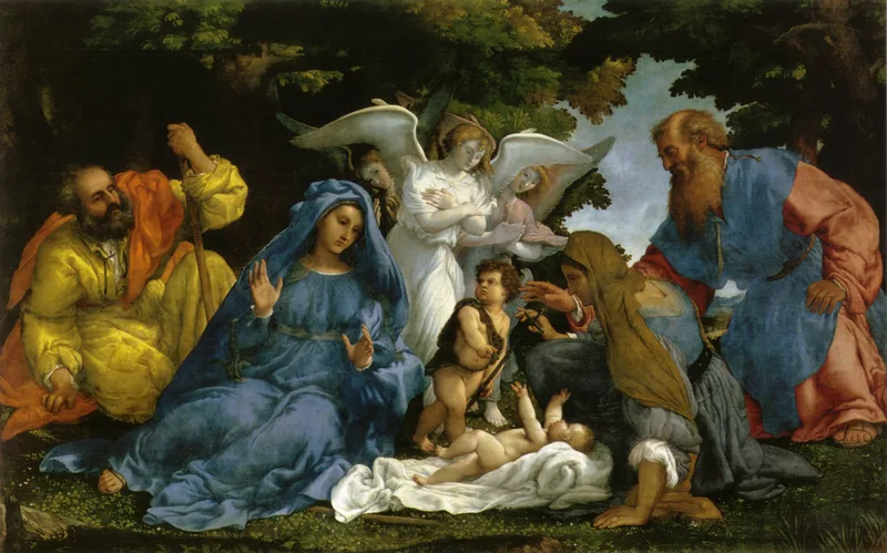 Sainte Famille avec saint Jean-Baptiste