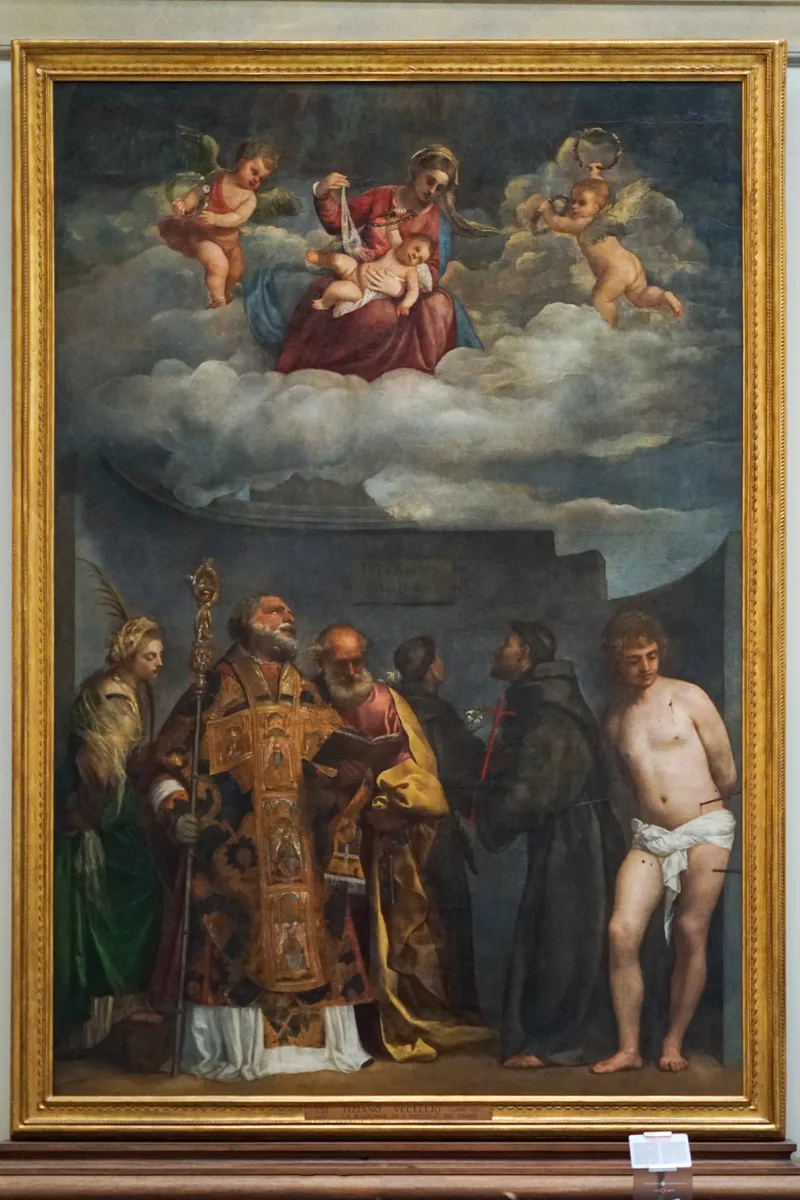 Vierge à l'Enfant avec saints (Madonna di San Niccolò dei Frari)