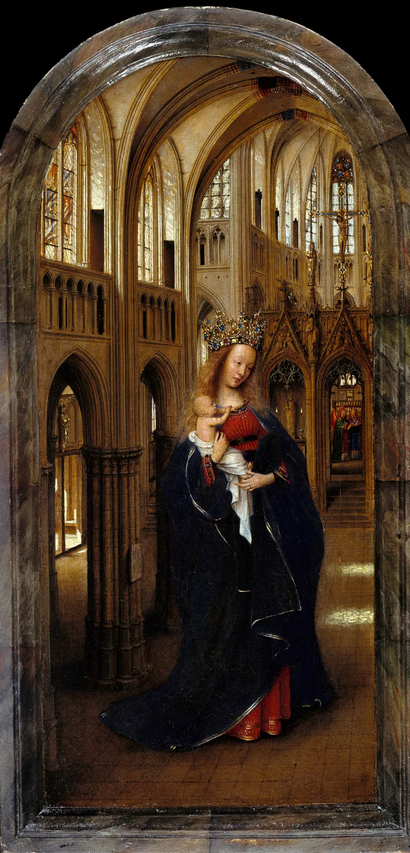 La Vierge dans l'église