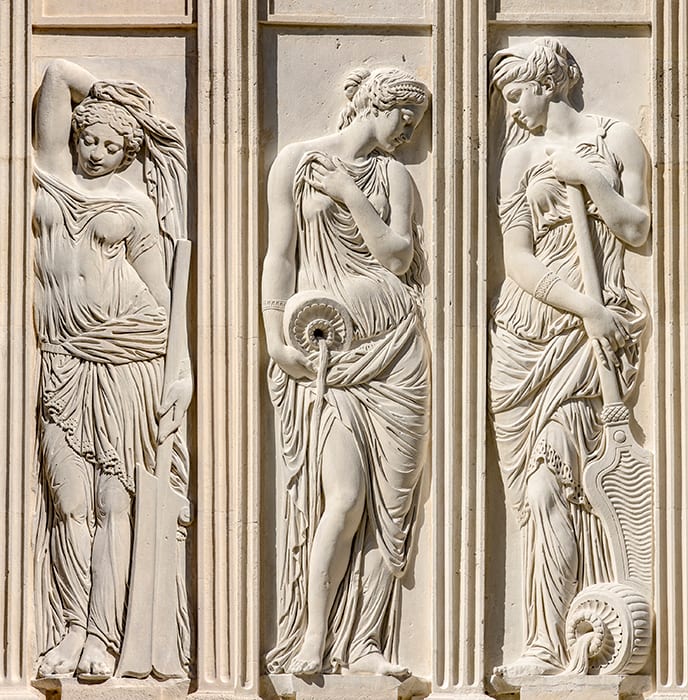 Nymphes de la Fontaine des Innocents, Jean Goujon