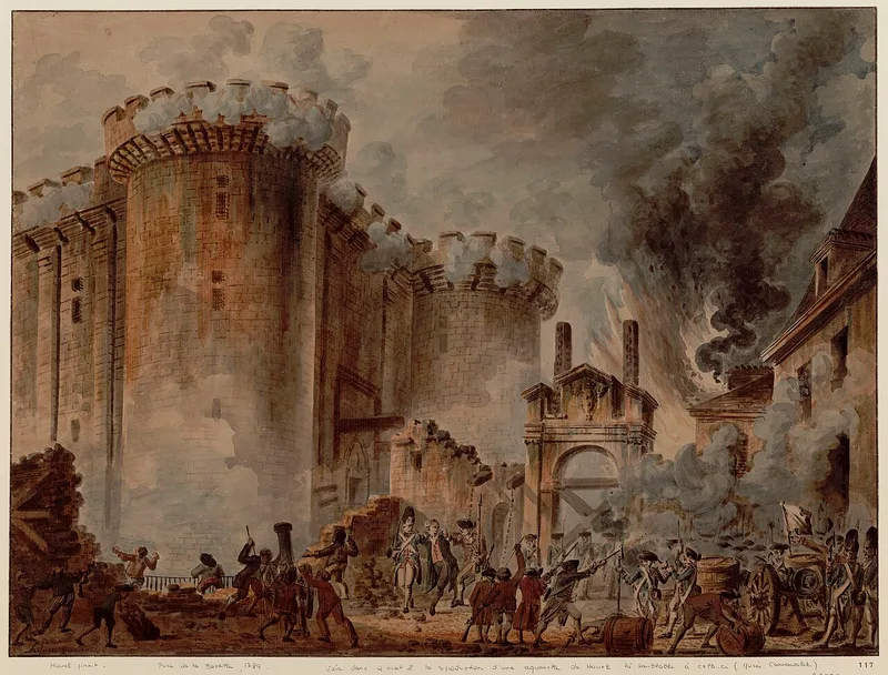 La prise de la Bastille — Objets de la Bastille (clés, pierres, menottes)