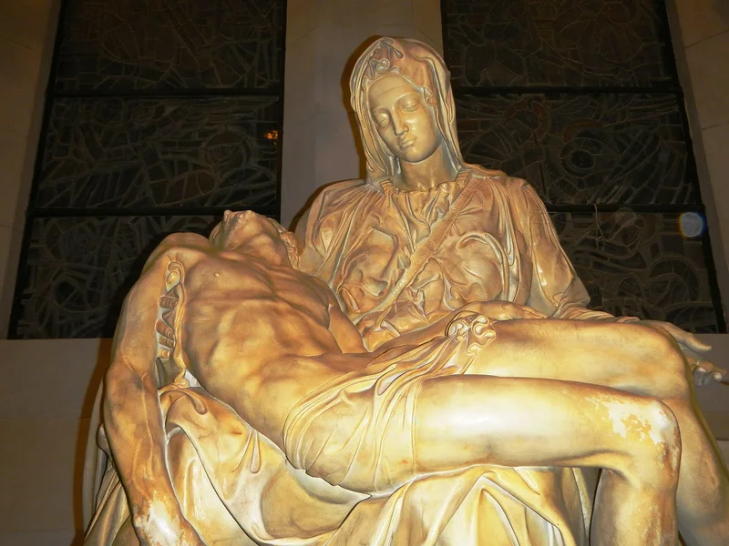 Vue de La Pietà de Michel-Ange