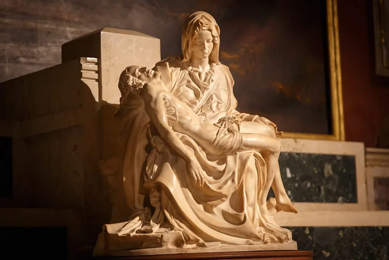 Intérieur de La Pietà de Michel-Ange