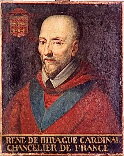 Priant de René de Birague, chancelier de France