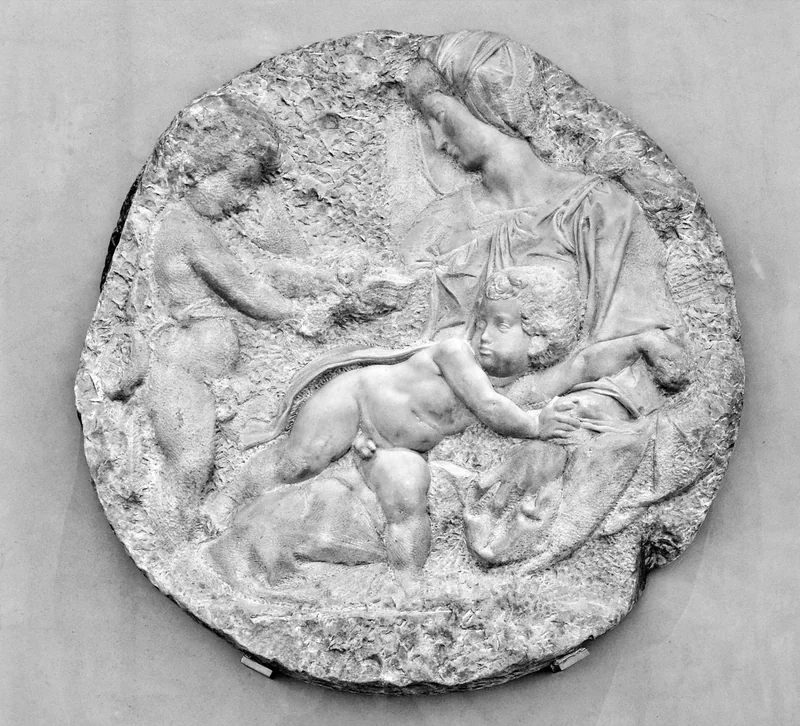 Tondo Taddei (La Vierge à l'Enfant avec le petit saint Jean)