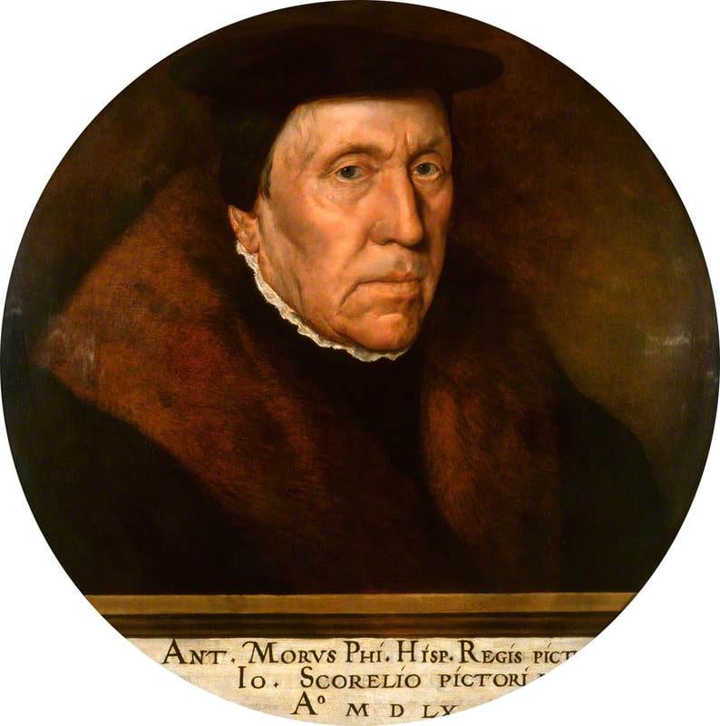 Portret van Jan van Scorel — Anthonis Mor, 1560